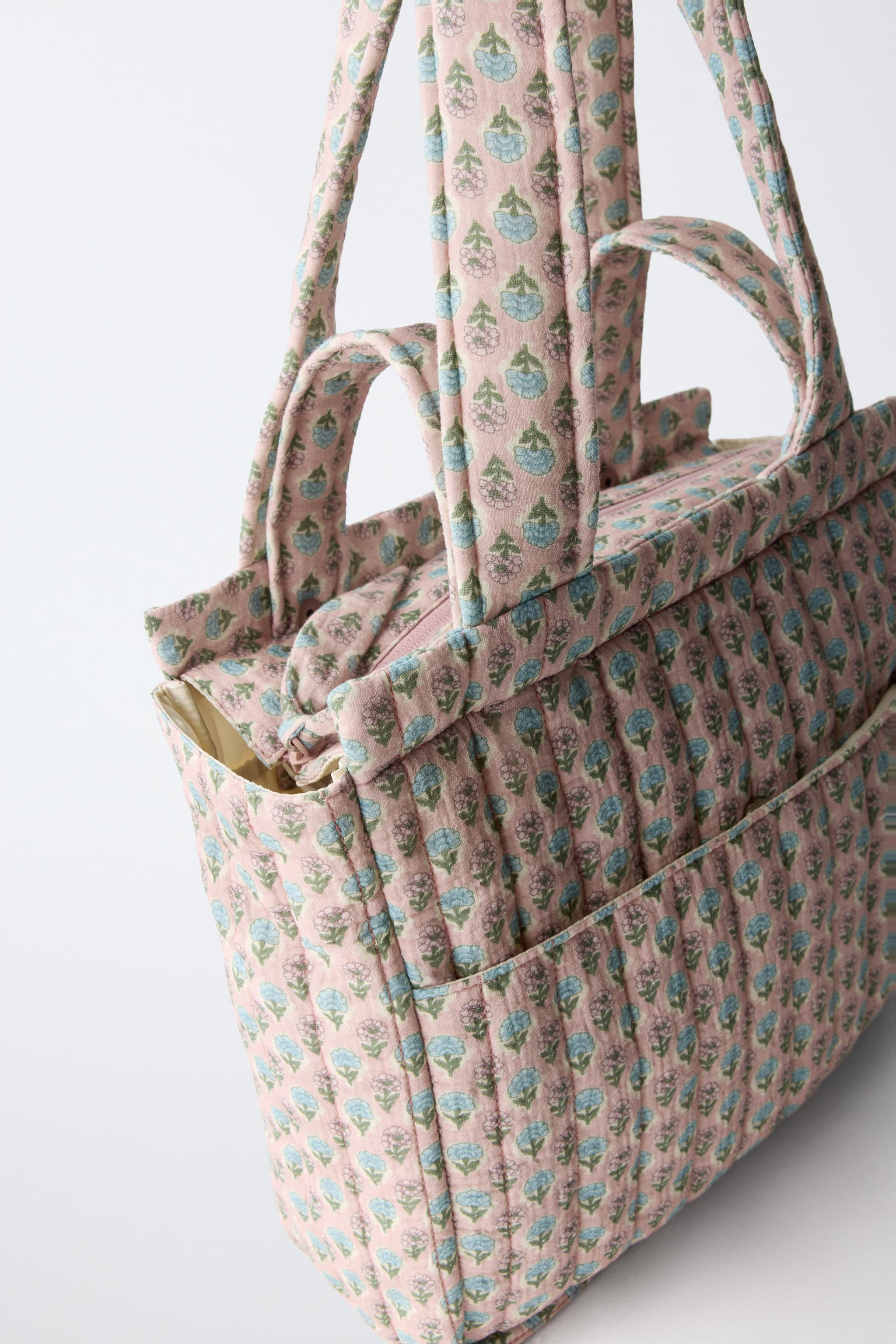 SAC DE MATERNITÉ À FLEURS
